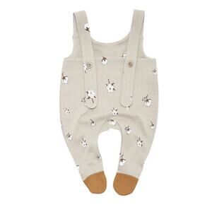 Organic Zoo OZ salopettes and crew neck sweater, 0-3, floral pattern